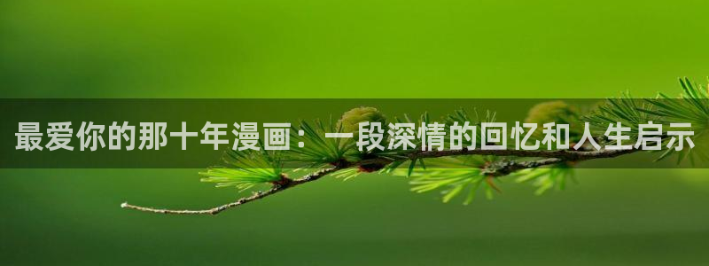 汗汗漫画在线观看免费版完整：最爱你的那十年漫画：一段深情的回忆和人生启示