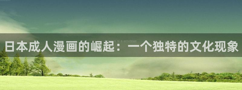 嘿咻漫画～汗汗漫画入口：日本成人漫画的崛起：一个独特的文化现象