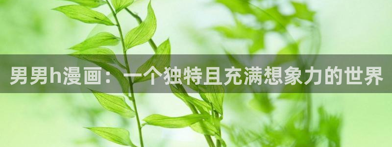 yy汗汗漫画：男男h漫画：一个独特且充满想象力的世界
